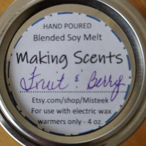 Fruit & Berry Scented Wax Melt